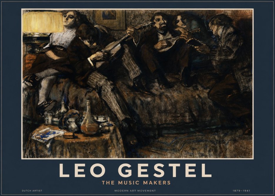 Leo Gestel The Music Makers No2 - Póster