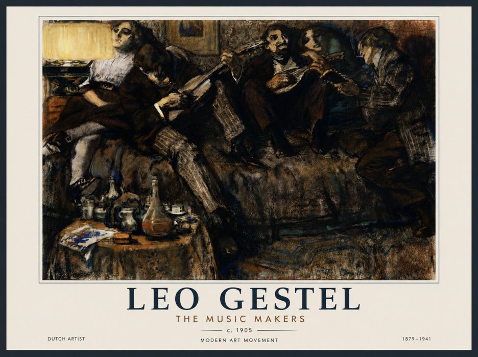Leo Gestel The Music Makers No6 - Póster