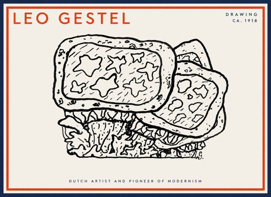 Leo Gestel Drawing Ca. 1918 No2 - Póster