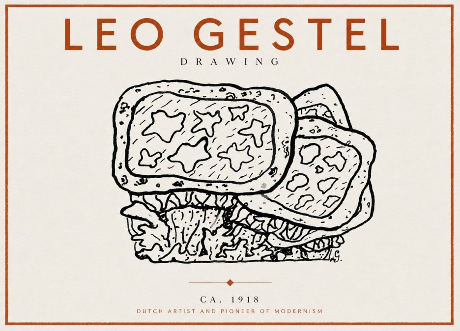 Leo Gestel Drawing Ca. 1918 No5 - Póster