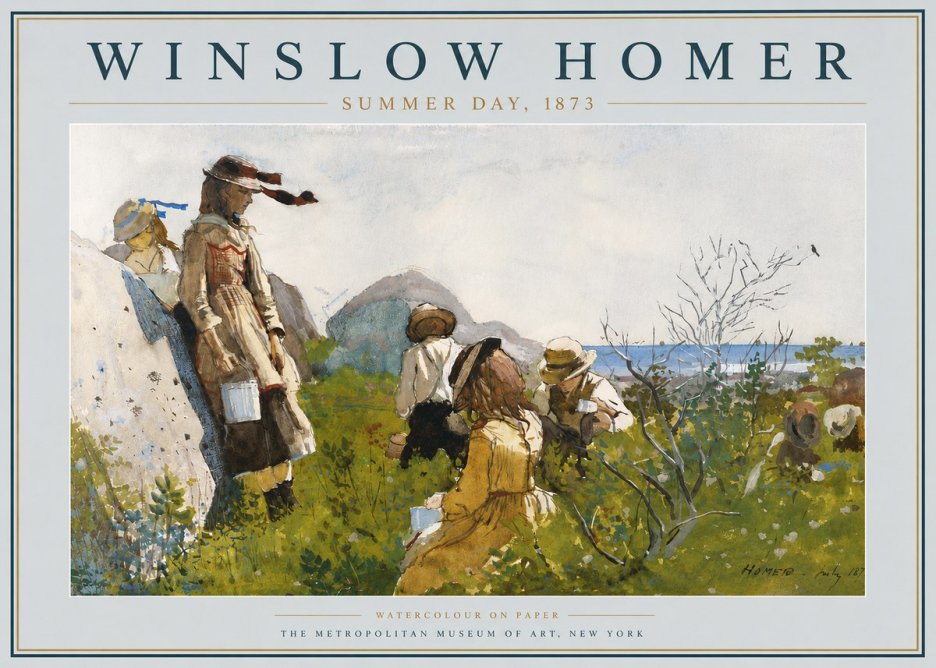 Winslow Homer Summer Day, 1873 No6 - Póster