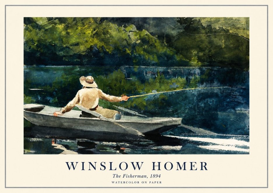 Winslow Homer The Fisherman, 1894 No1 - Póster