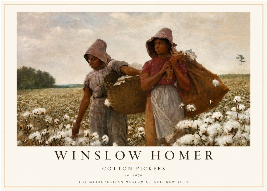 Winslow Homer Cotton Pickers No2 - Póster