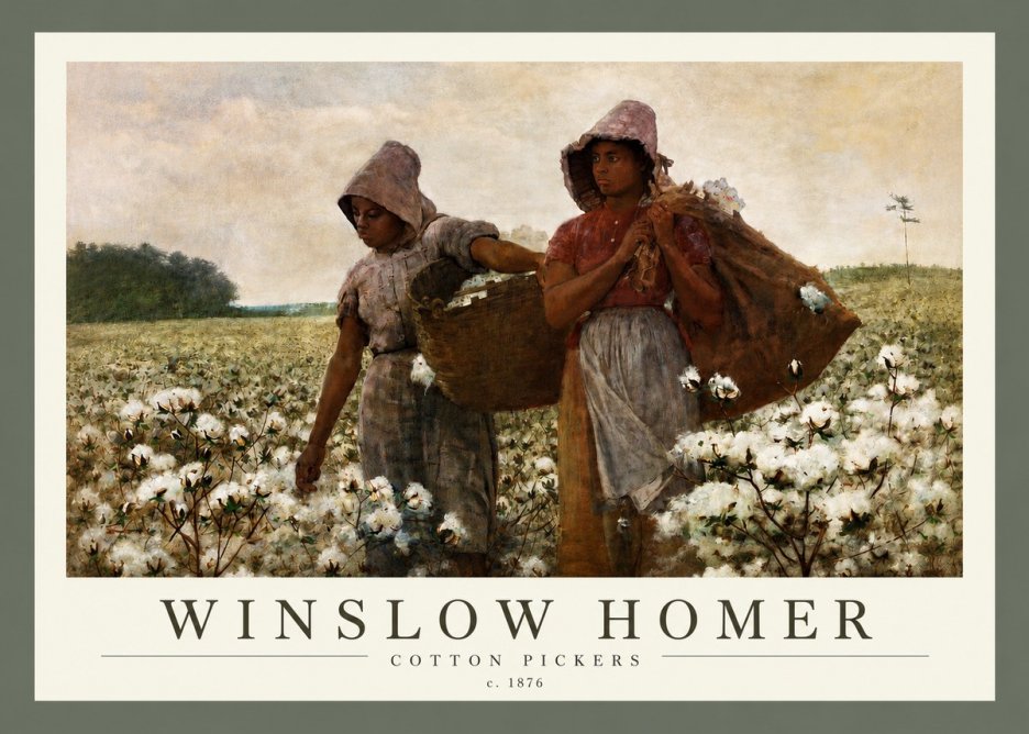 Winslow Homer Cotton Pickers No3 - Póster