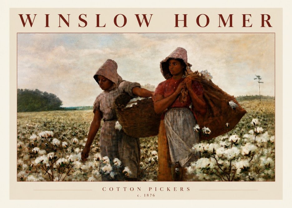 Winslow Homer Cotton Pickers No5 - Póster