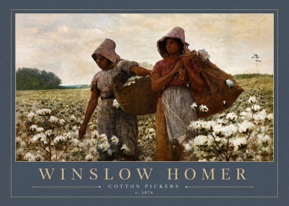 Winslow Homer Cotton Pickers No6 - Póster