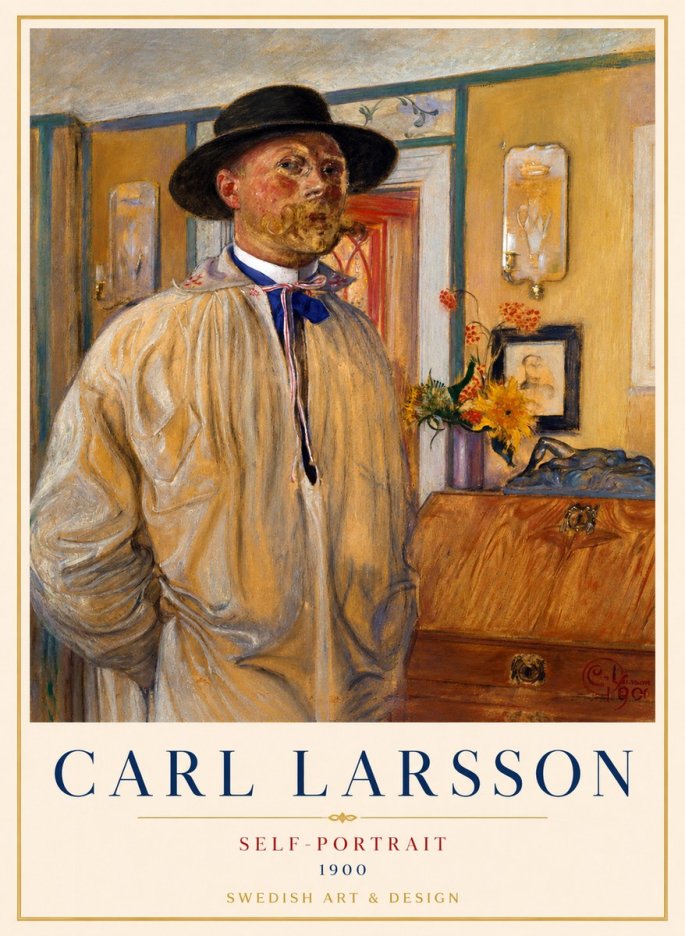 Carl Larsson Self-portrait No1 - Póster