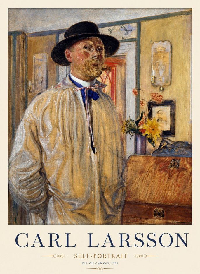 Carl Larsson Self-portrait No2 - Póster