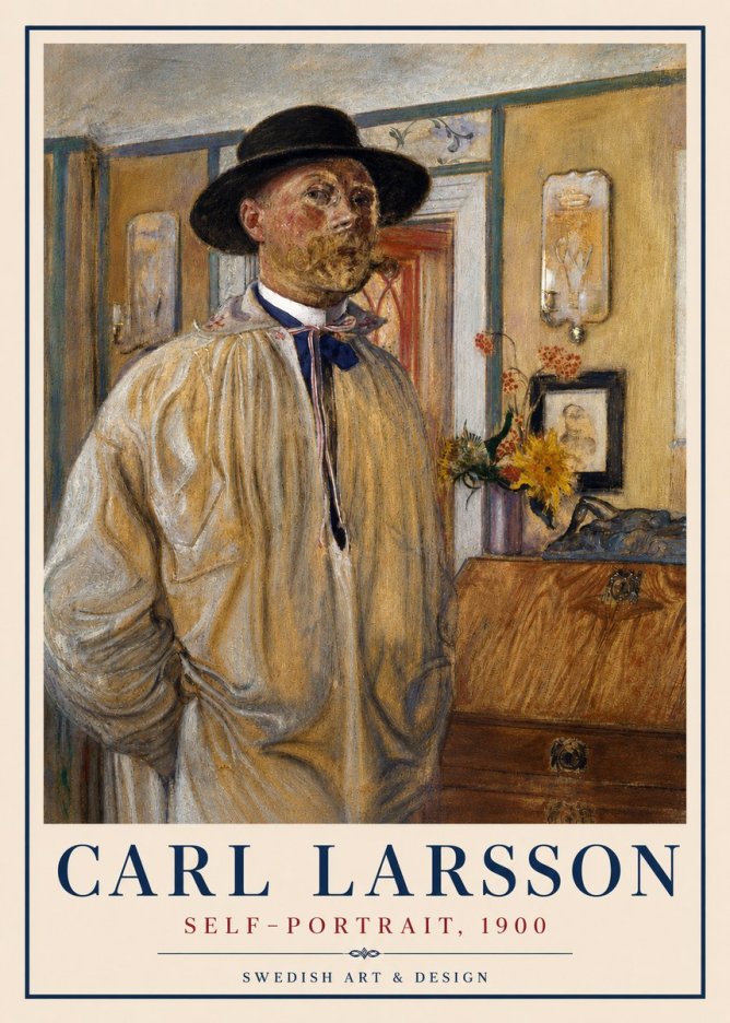 Carl Larsson Self-portrait No4 - Póster