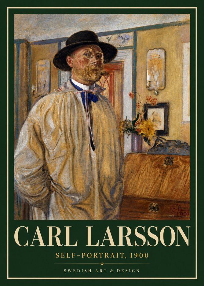 Carl Larsson Self-portrait No6 - Póster