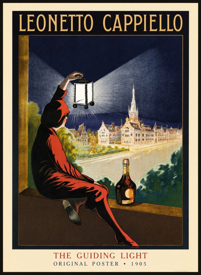 Leonetto Cappiello The Guiding Light No1 - Póster