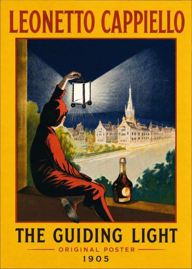 Leonetto Cappiello The Guiding Light No2 - Póster