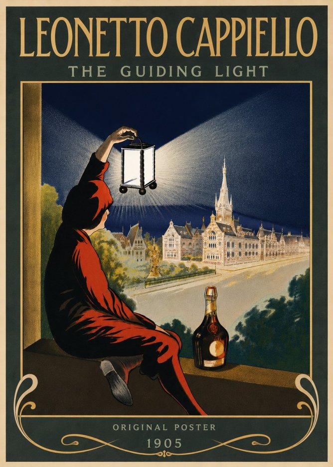 Leonetto Cappiello The Guiding Light No6 - Póster