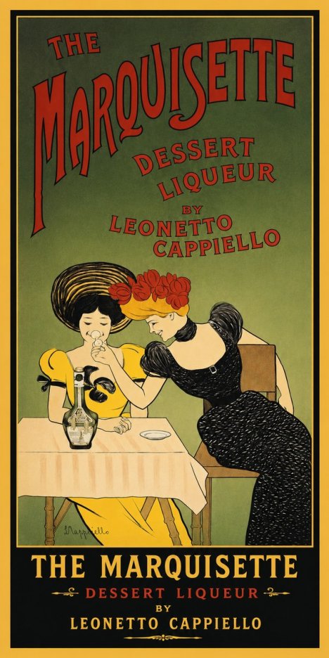 Leonetto Cappiello The Marquisette Dessert Liqueur No2 - Póster