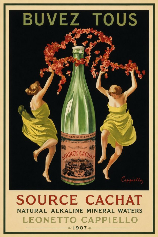 Leonetto Cappiello Source Cachat No3 - Póster