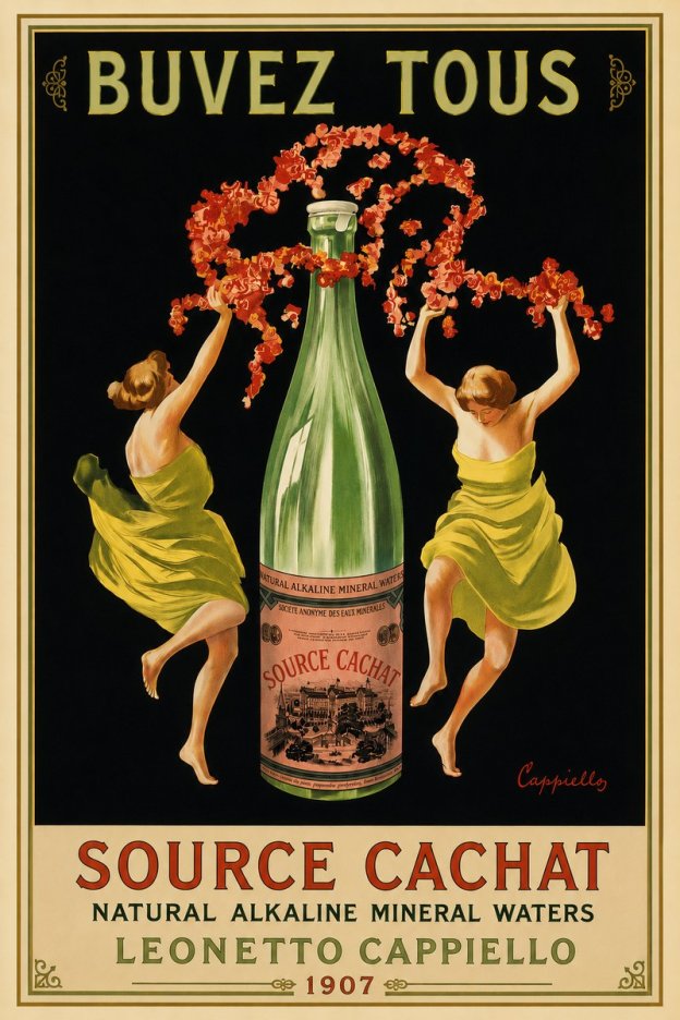 Leonetto Cappiello Source Cachat No6 - Póster