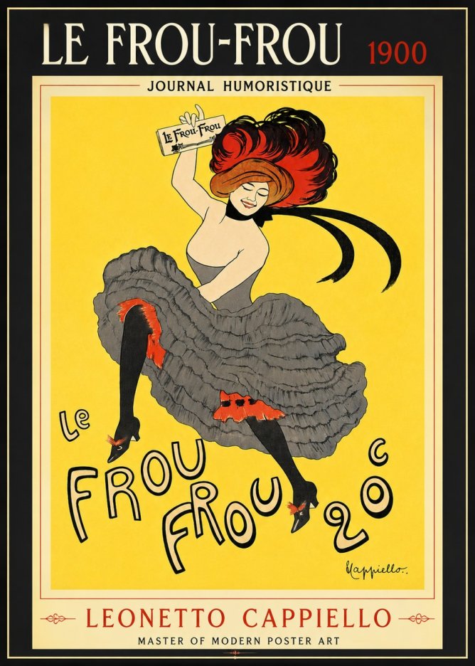 Leonetto Cappiello Le Frou-frou No3 - Póster