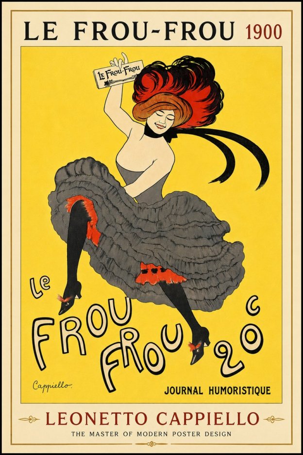 Leonetto Cappiello Le Frou-frou No4 - Póster