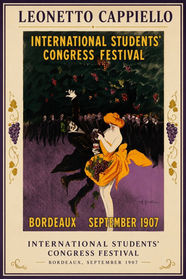 Leonetto Cappiello International Students' Congress Festival No6 - Póster