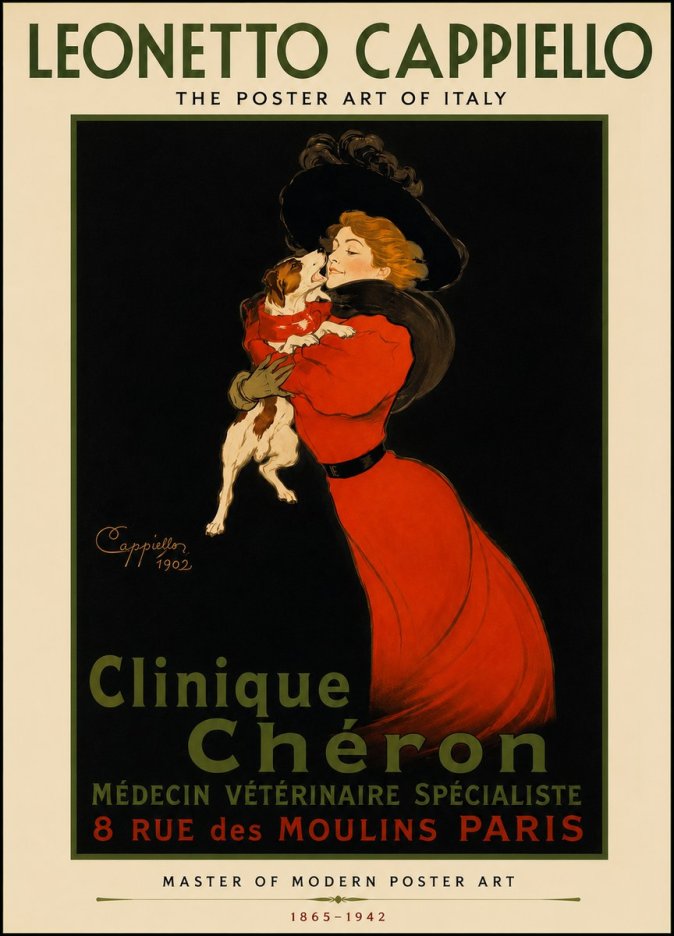 Leonetto Cappiello Clinique Chéron No3 - Póster