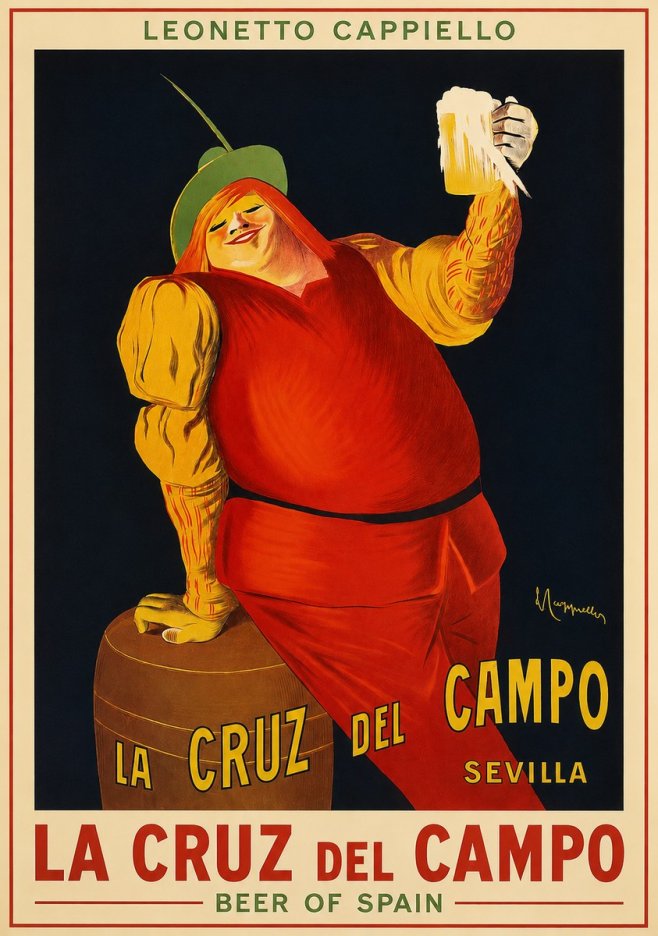 Leonetto Cappiello La Cruz Del Campo No2 - Póster