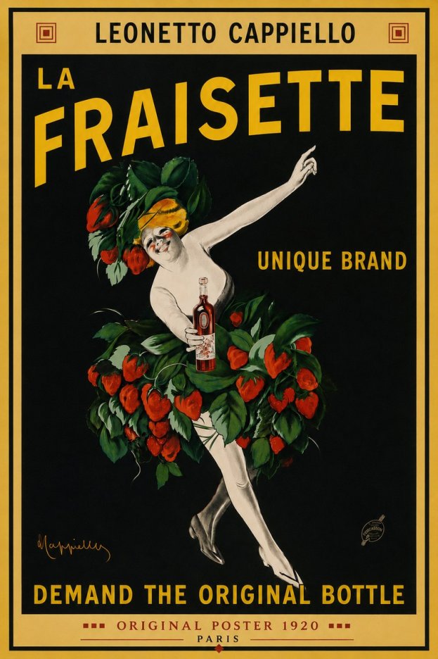 Leonetto Cappiello La Fraisette No6 - Póster