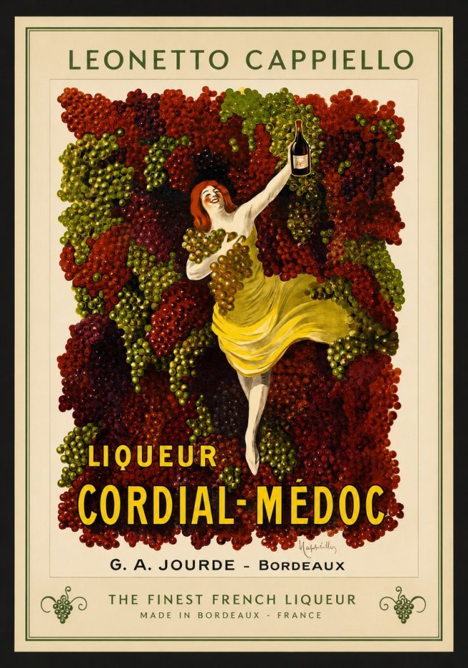 Leonetto Cappiello Liqueur Cordial-médoc No2 - Póster