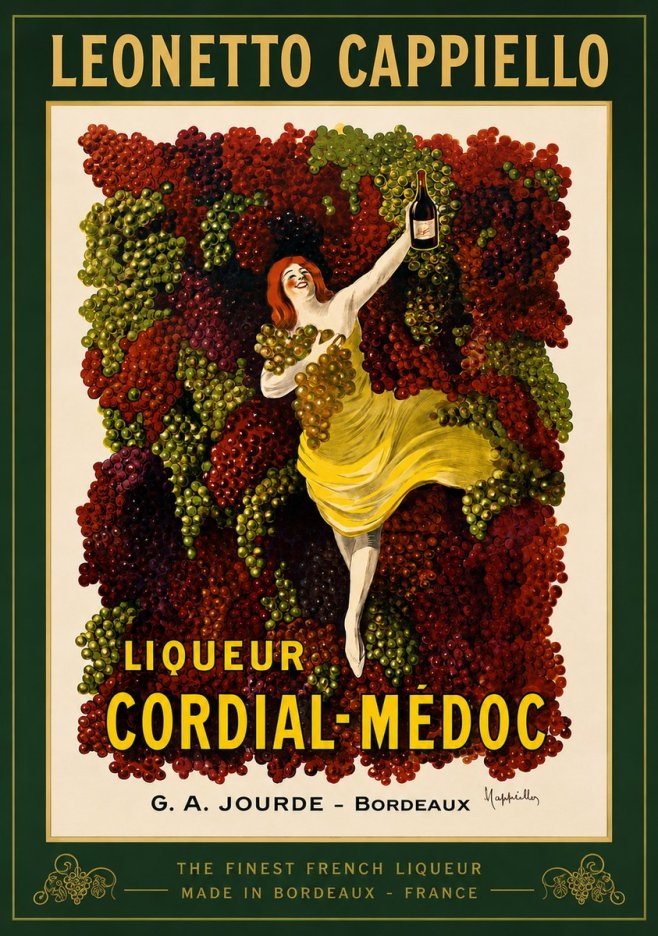 Leonetto Cappiello Liqueur Cordial-médoc No3 - Póster