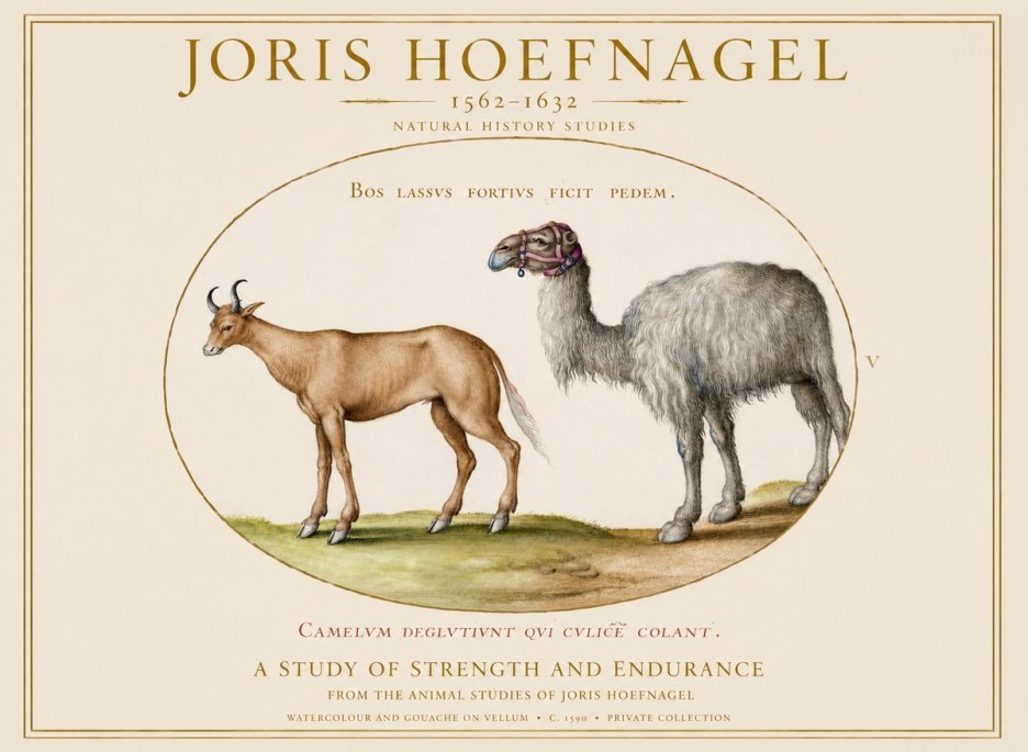 Joris Hoefnagel A Study of Strength and Endurance No1 - Póster