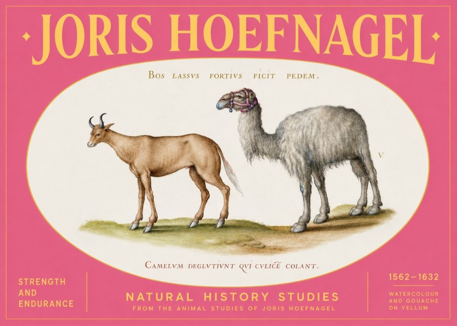 Joris Hoefnagel A Study of Strength and Endurance No2 - Póster