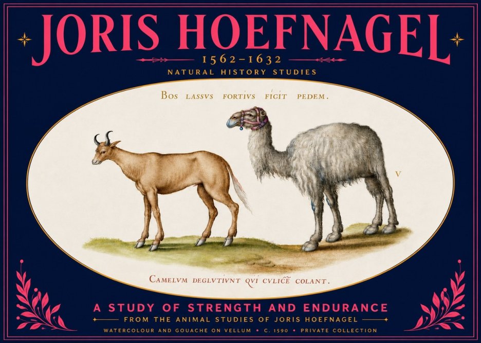 Joris Hoefnagel A Study of Strength and Endurance No5 - Póster