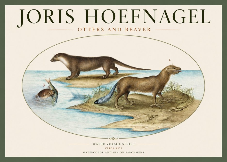 Joris Hoefnagel The Four-footed Creatures No3 - Póster