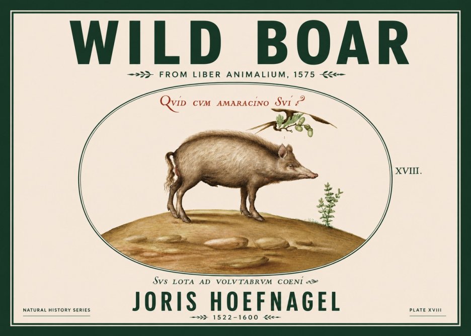 Joris Hoefnagel Qvid Cvm Amaracino Svi? No6 - Póster