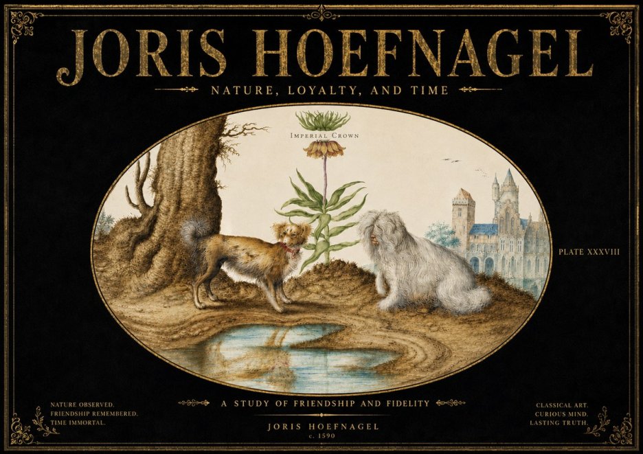 Joris Hoefnagel A Study of Friendship and Fidelity No5 - Póster