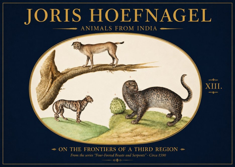 Joris Hoefnagel Four Beasts No4 - Póster