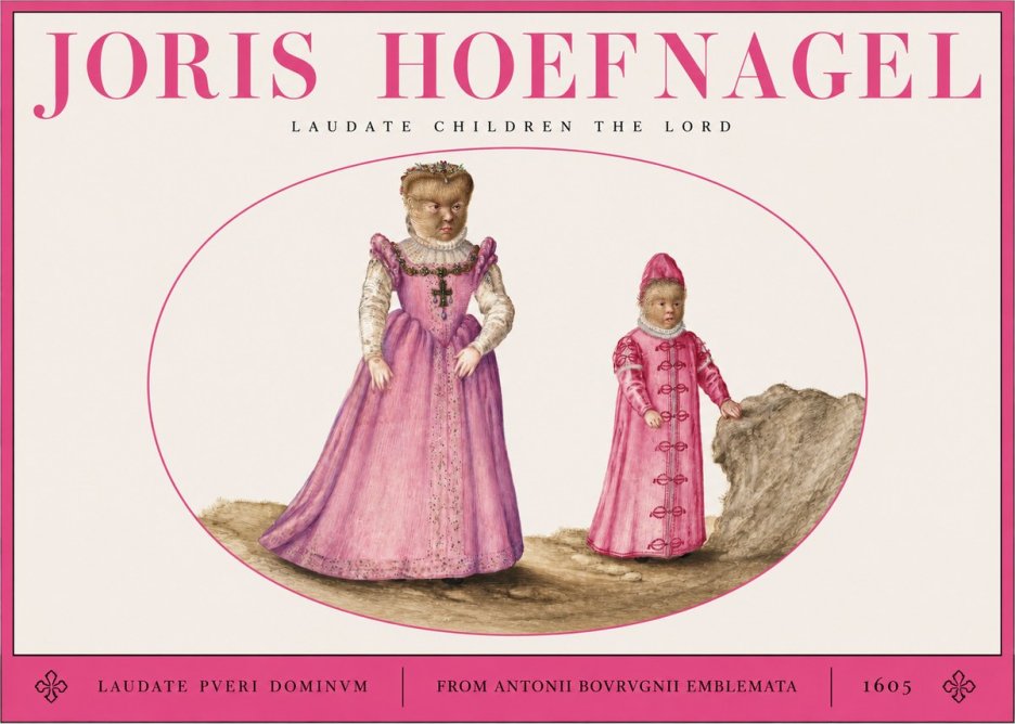 Joris Hoefnagel Laudate Pueri Dominum No4 - Póster