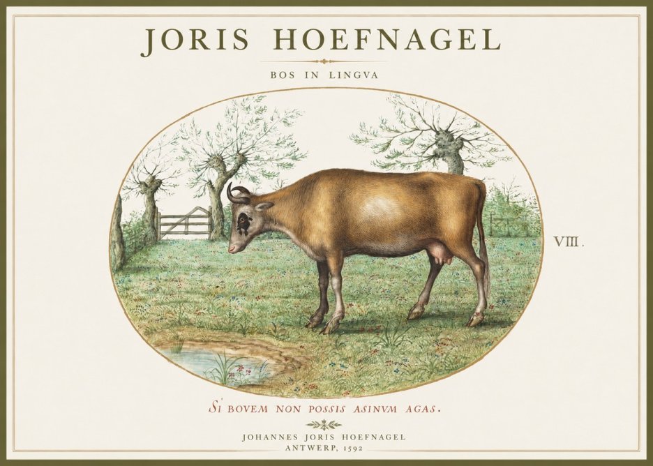 Joris Hoefnagel Bos in Lingva No1 - Póster