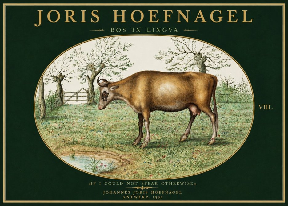 Joris Hoefnagel Bos in Lingva No5 - Póster