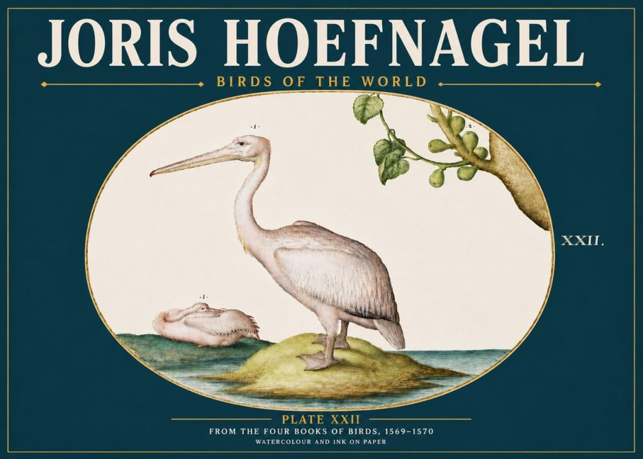Joris Hoefnagel Plate Xxii No5 - Póster