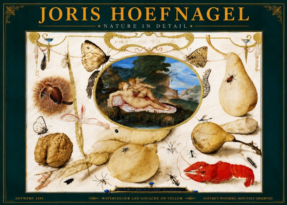 Joris Hoefnagel Nature in Detail No5 - Póster