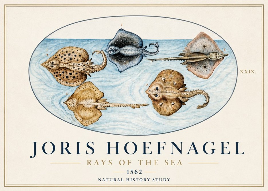 Joris Hoefnagel Rays of the Sea No3 - Póster