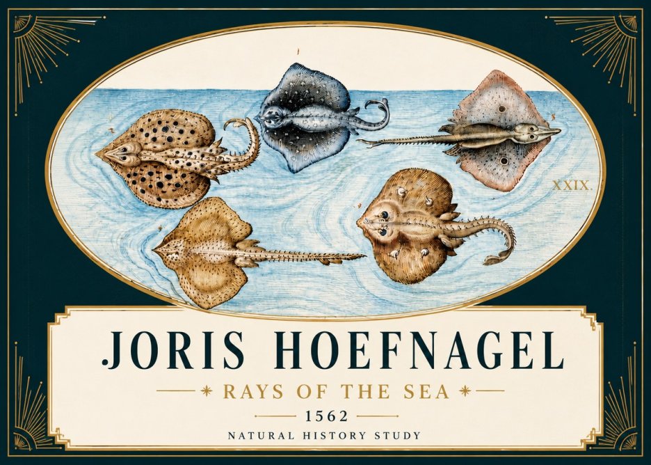 Joris Hoefnagel Rays of the Sea No6 - Póster