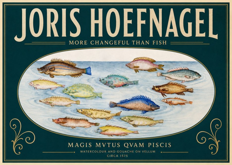 Joris Hoefnagel Fish More Than Silent No5 - Póster