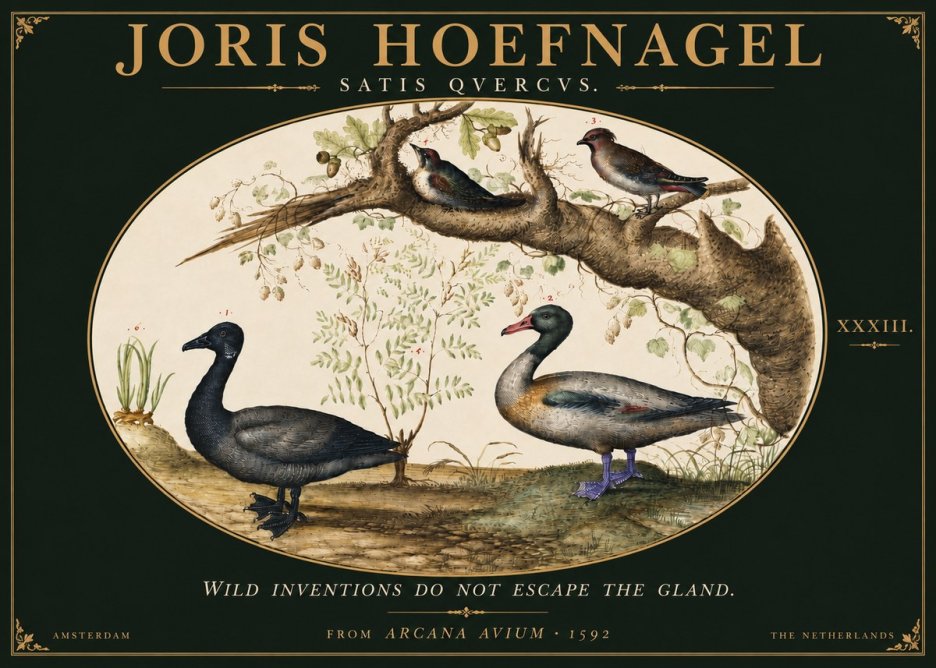 Joris Hoefnagel Satis Quercus. Birds of the Marsh No6 - Póster