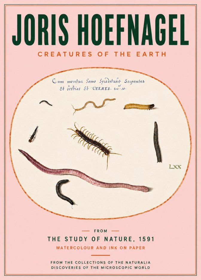 Joris Hoefnagel Creatures of the Earth II No4 - Póster