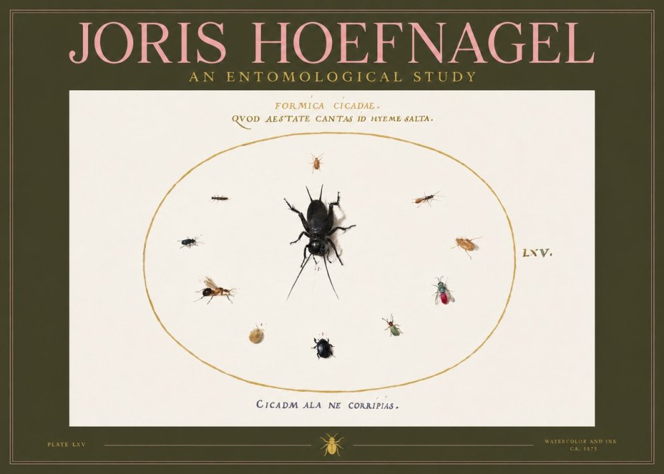 Joris Hoefnagel Formica Cicadae No2 - Póster