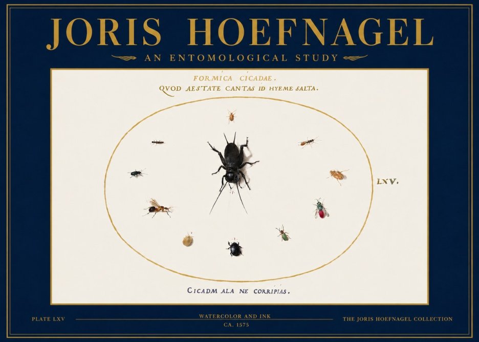 Joris Hoefnagel Formica Cicadae No3 - Póster