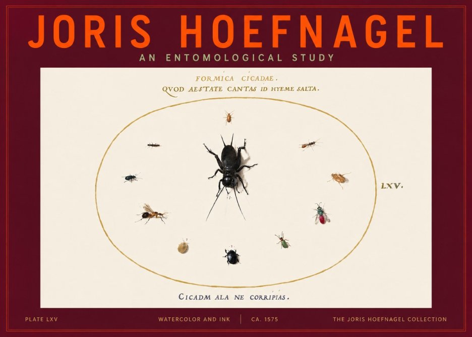 Joris Hoefnagel Formica Cicadae No4 - Póster