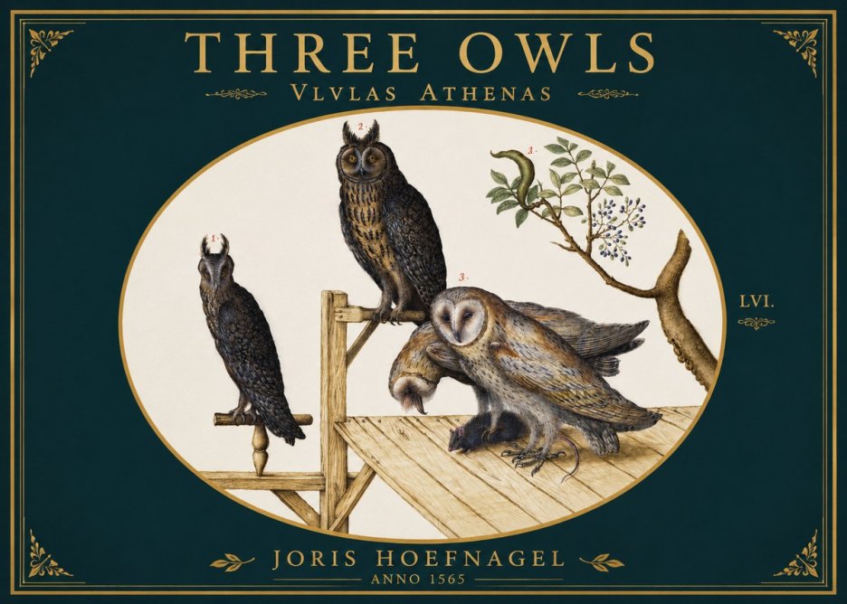 Joris Hoefnagel Vlvlas Athenas No3 - Póster