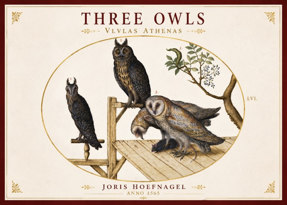 Joris Hoefnagel Vlvlas Athenas No4 - Póster